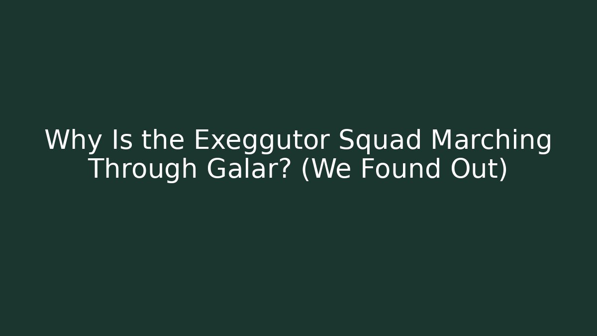 Why Is the Exeggutor Squad Marching Through Galar? (We Found Out) - Critter Realm
