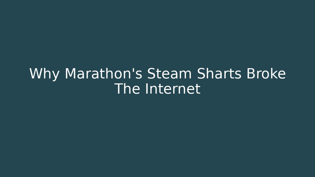 Why Marathon's Steam Sharts Broke The Internet