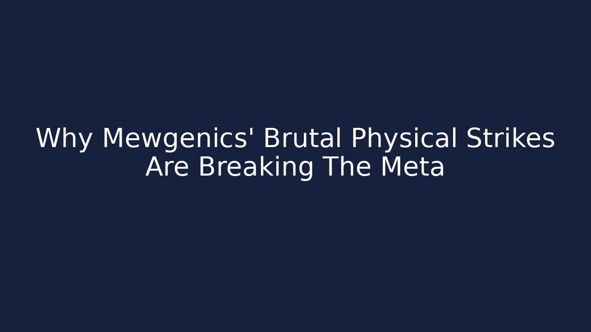 Why Mewgenics' Brutal Physical Strikes Are Breaking The Meta