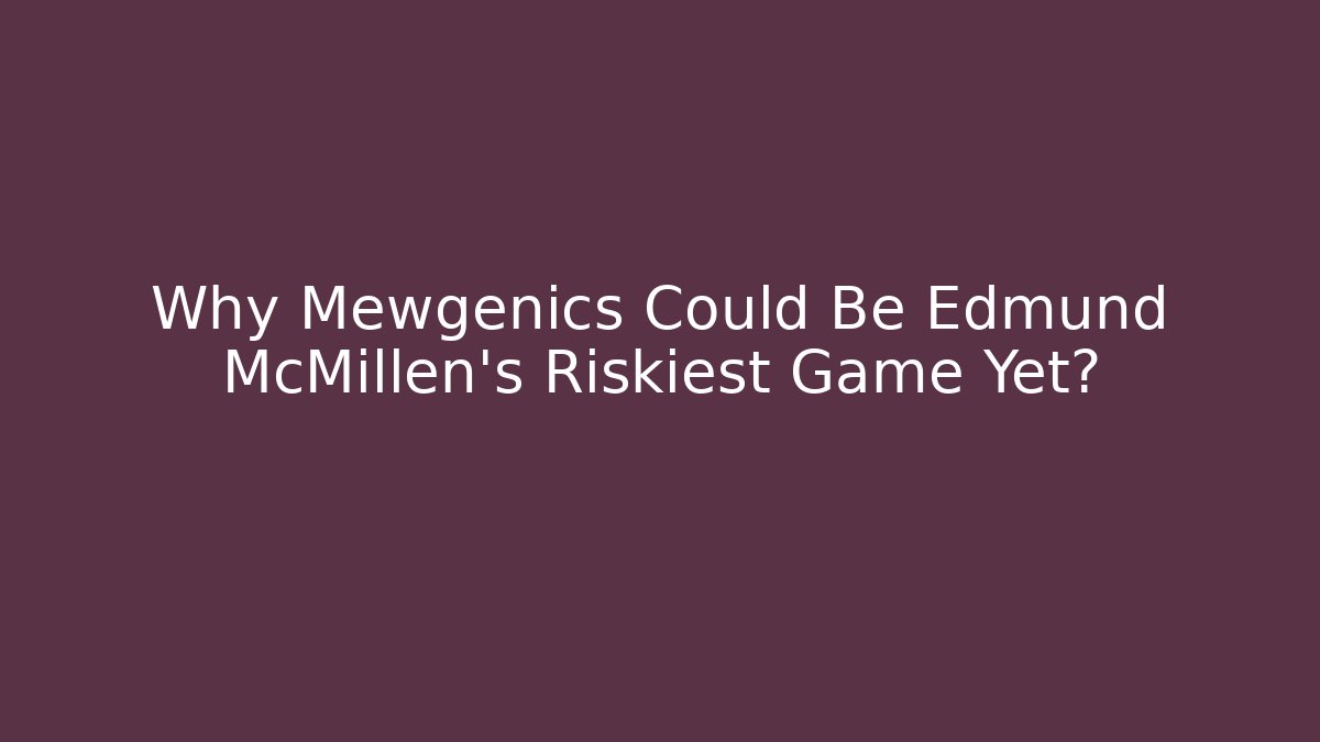 Why Mewgenics Could Be Edmund McMillen's Riskiest Game Yet?