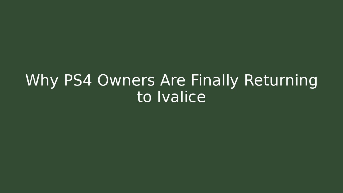 Why PS4 Owners Are Finally Returning to Ivalice - Critter Realm
