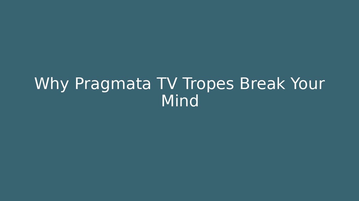 Why Pragmata TV Tropes Break Your Mind