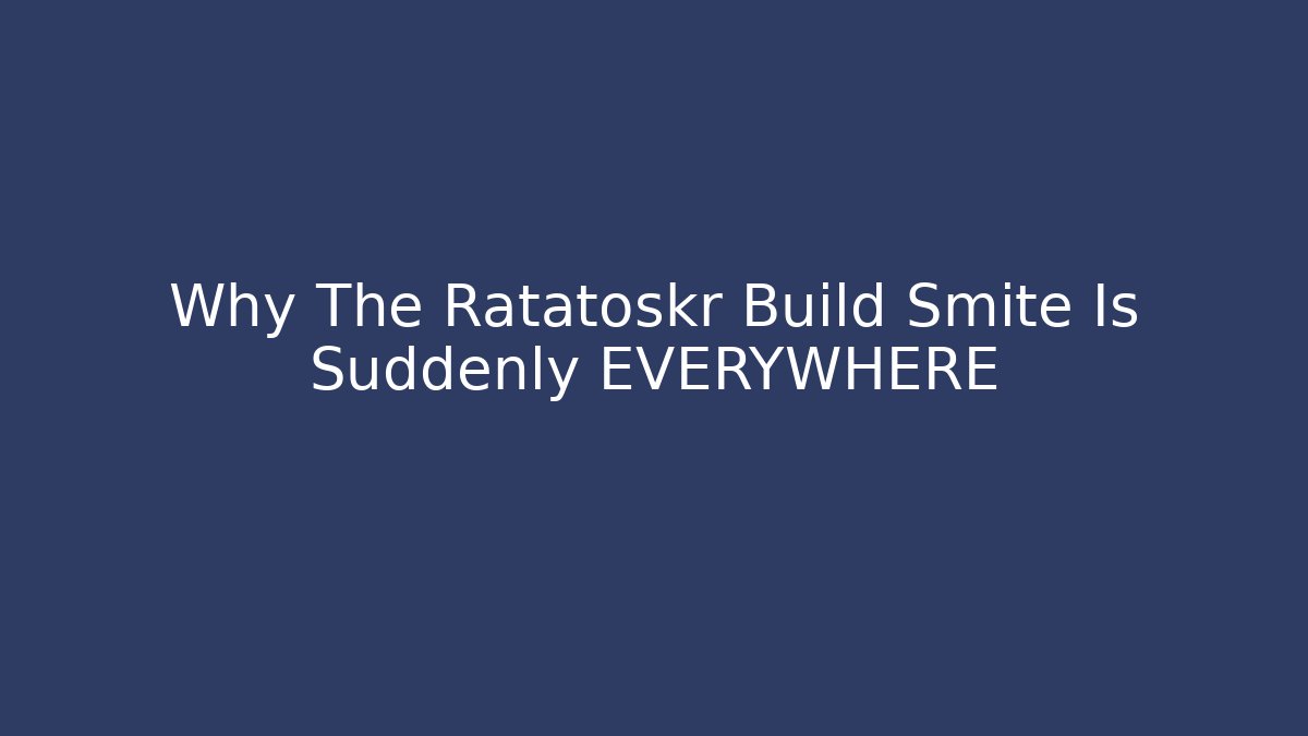 Why The Ratatoskr Build Smite Is Suddenly EVERYWHERE - Critter Realm