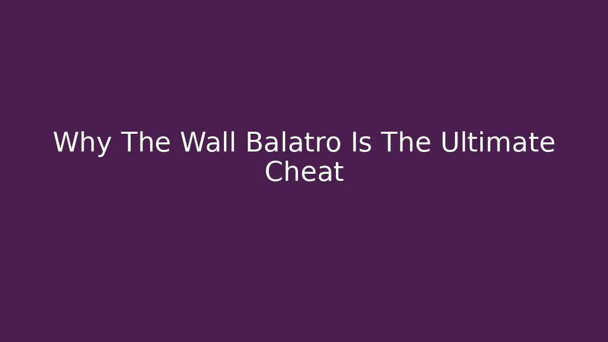 Why The Wall Balatro Is The Ultimate Cheat