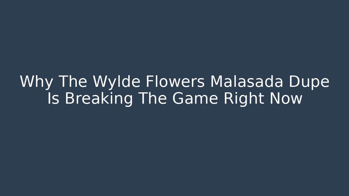 Why The Wylde Flowers Malasada Dupe Is Breaking The Game Right Now