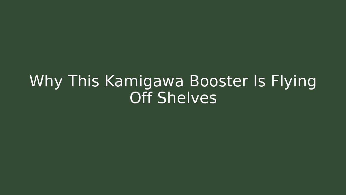 Why This Kamigawa Booster Is Flying Off Shelves