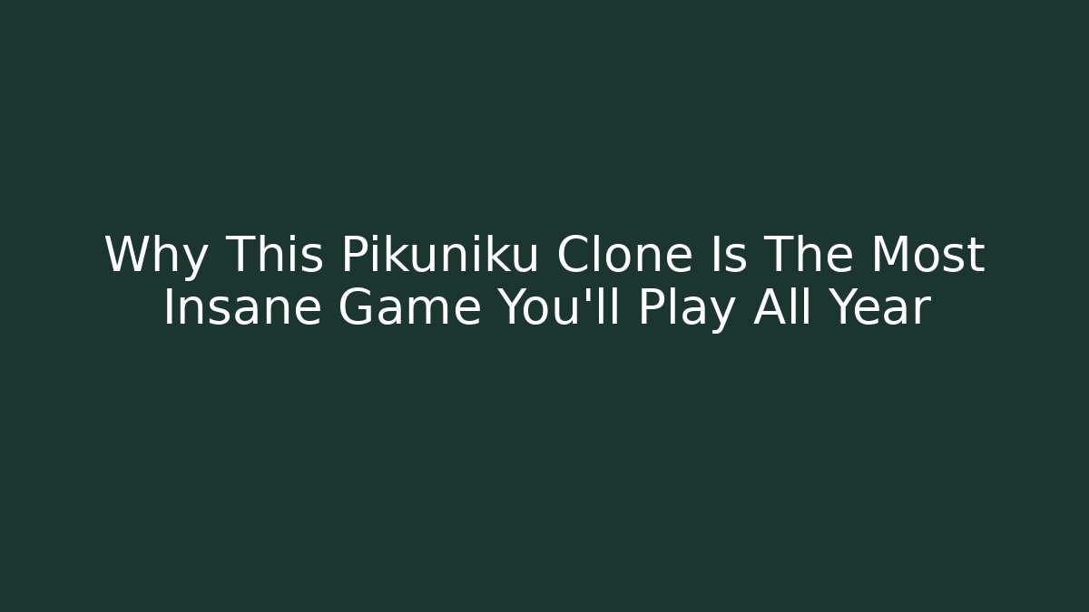 Why This Pikuniku Clone Is The Most Insane Game You'll Play All Year