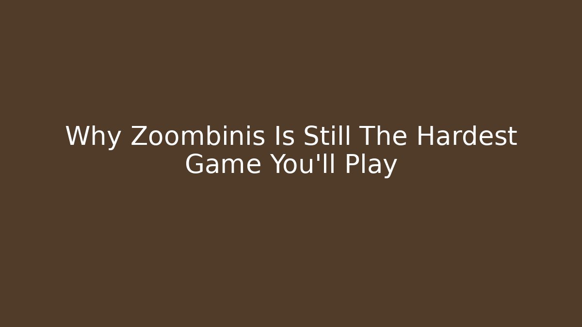Why Zoombinis Is Still The Hardest Game You'll Play