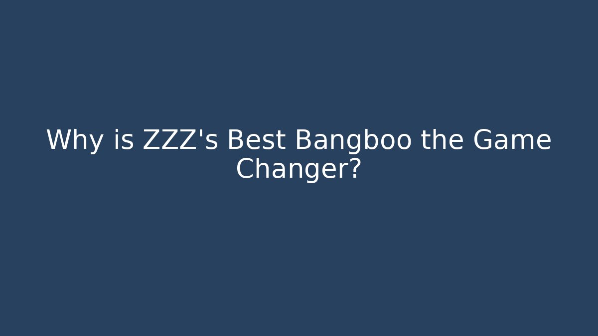 Why is ZZZ's Best Bangboo the Game Changer?
