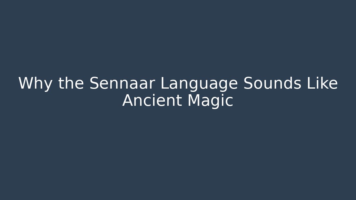 Why the Sennaar Language Sounds Like Ancient Magic - Critter Realm
