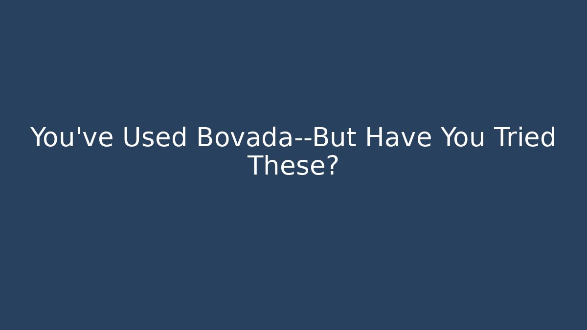 You’ve Used Bovada—But Have You Tried These?