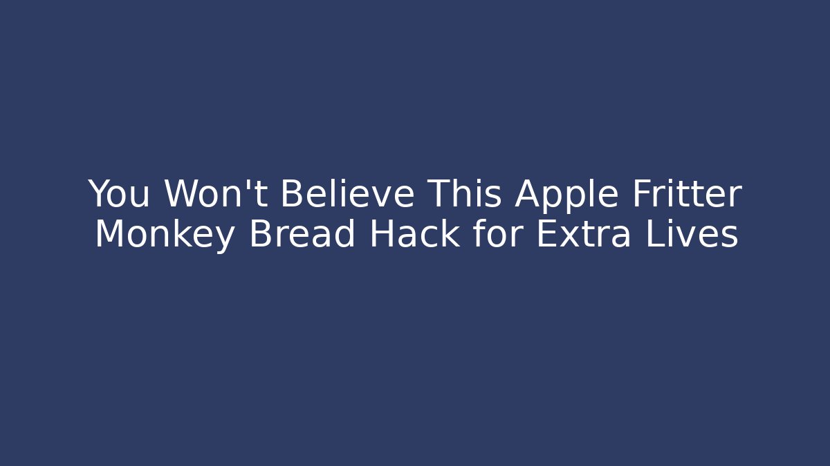 You Won't Believe This Apple Fritter Monkey Bread Hack for Extra Lives