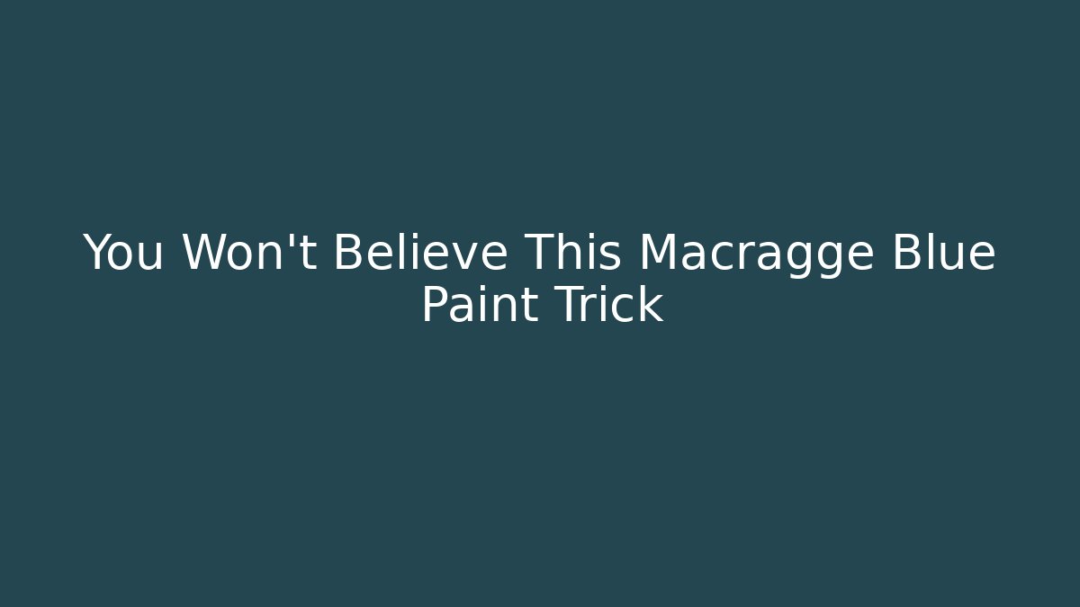 You Won't Believe This Macragge Blue Paint Trick