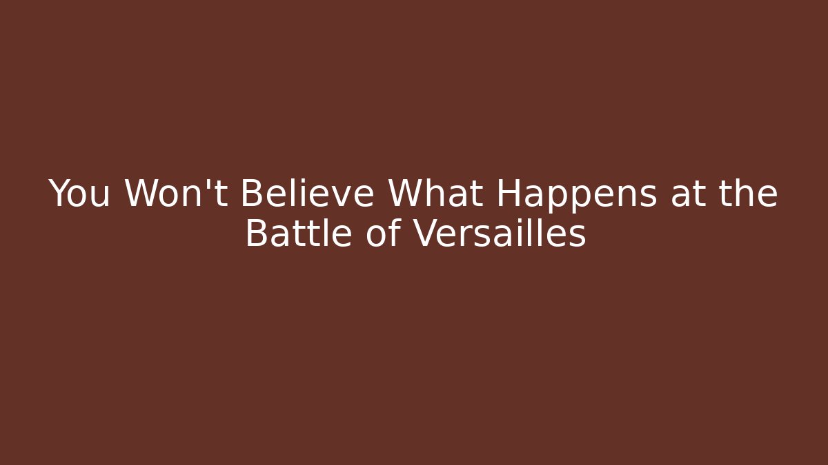 You Won't Believe What Happens at the Battle of Versailles