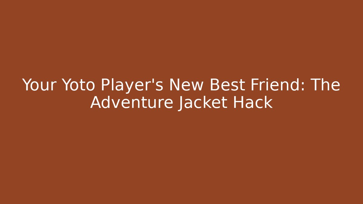 Your Yoto Player's New Best Friend: The Adventure Jacket Hack
