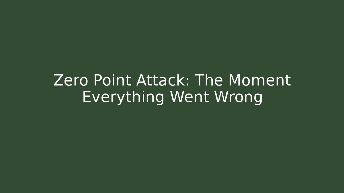 Zero Point Attack: The Moment Everything Went Wrong