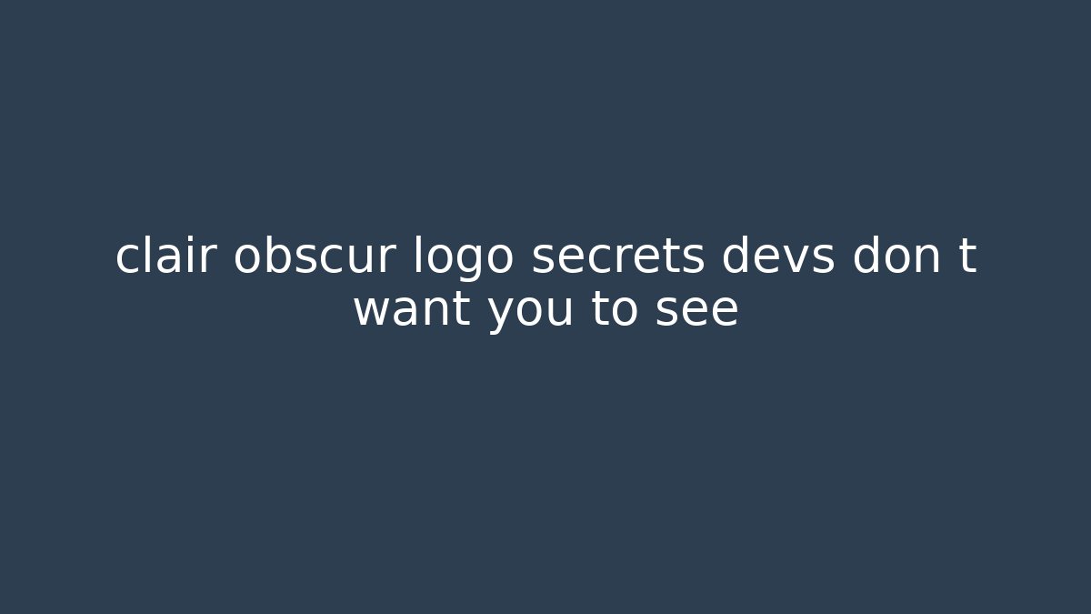 clair obscur logo secrets devs don t want you to see